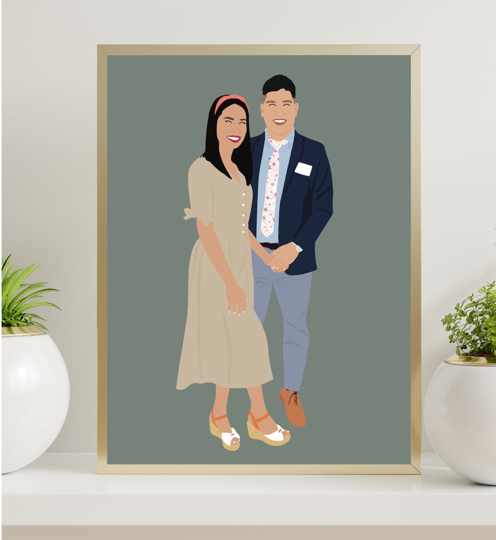 Face Portrait Custom Illustration Personalised Photo Photo - Etsy