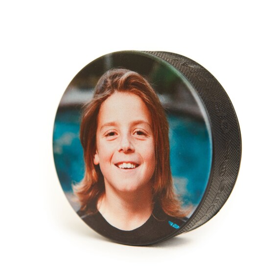 Photo Hockey Puck. Logo Hockey Puck. Printed directly on the | Etsy