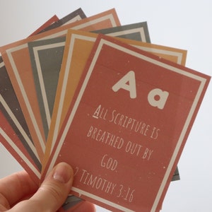 Flashcard ABC, Carte di memorizzazione delle Scritture dell'alfabeto, Carte delle Scritture ABC per bambini, Memorizzazione per principianti, Carte per l'istruzione domiciliare
