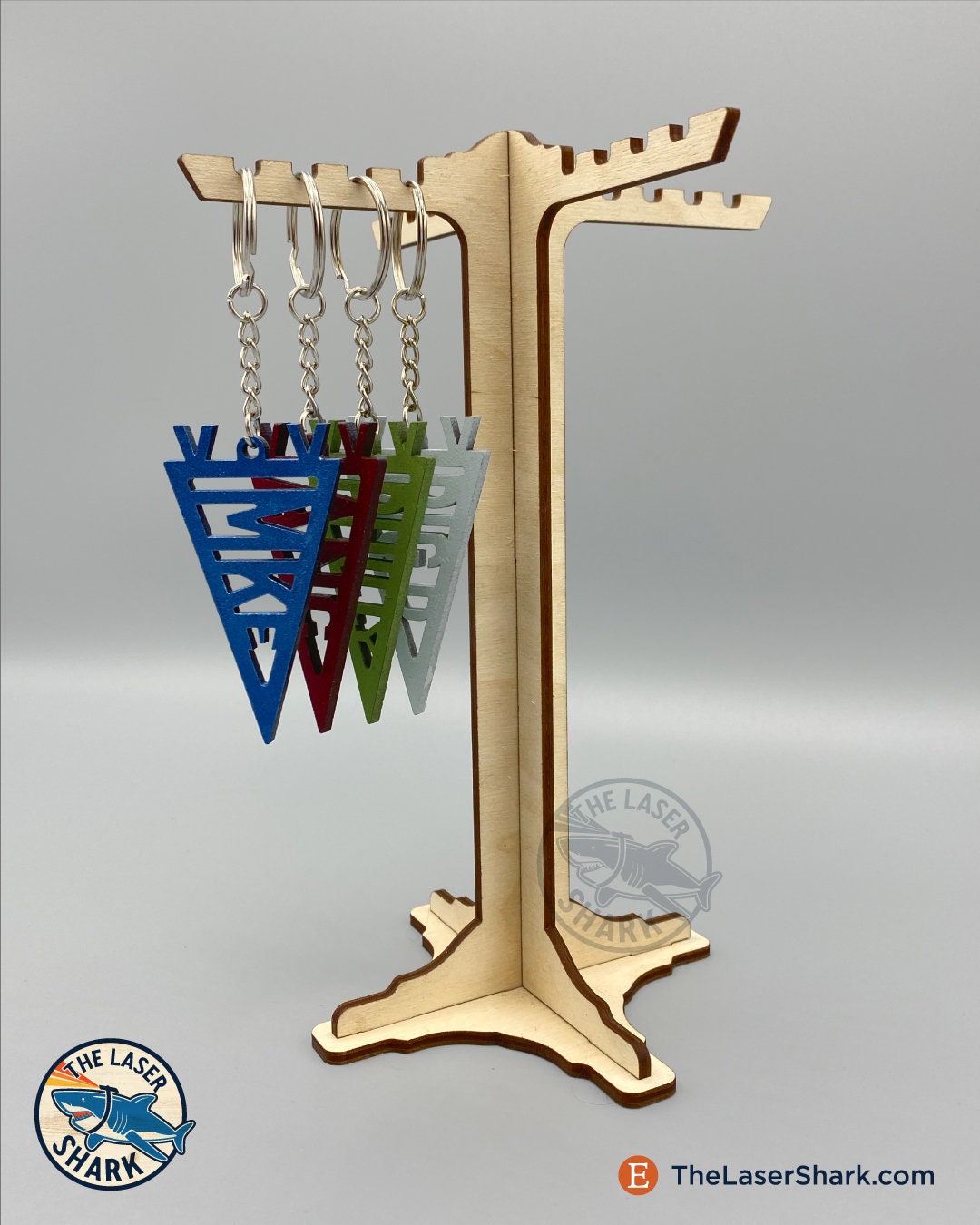 6 Tier Keychain Display Laser SVG Graphic by ZenDesignsByB · Creative  Fabrica
