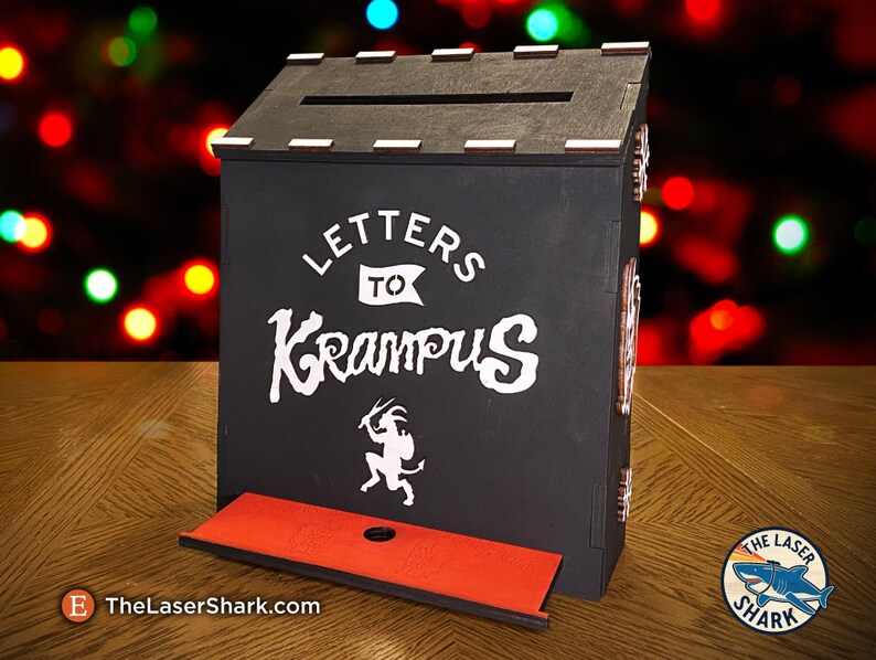 Download Letters to KRAMPUS Mailbox SVG Laser cut files for ...