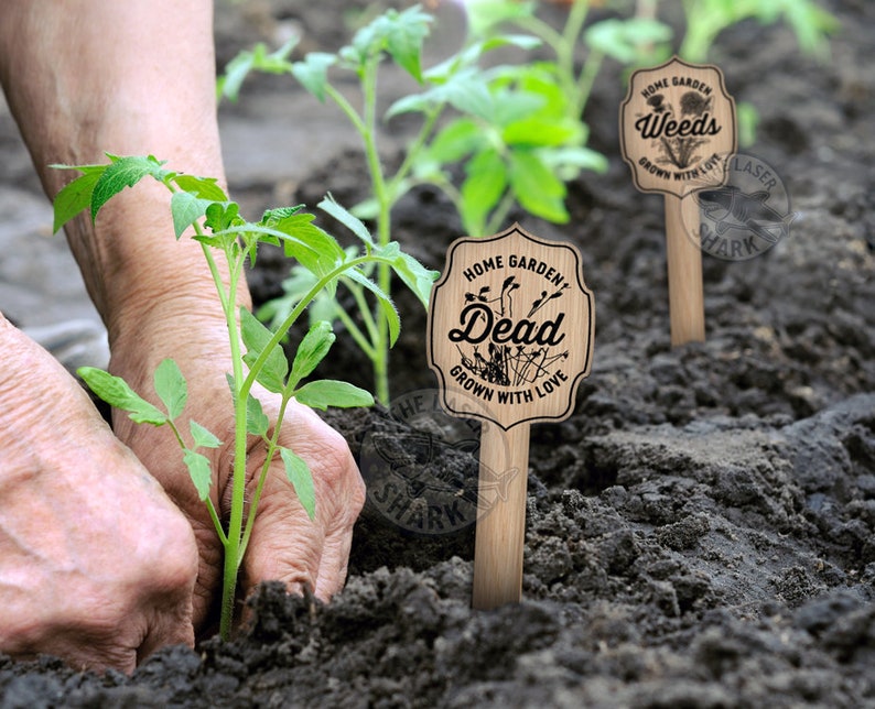 Download Funny Garden Markers SVG Home Garden Laser cut files for ...