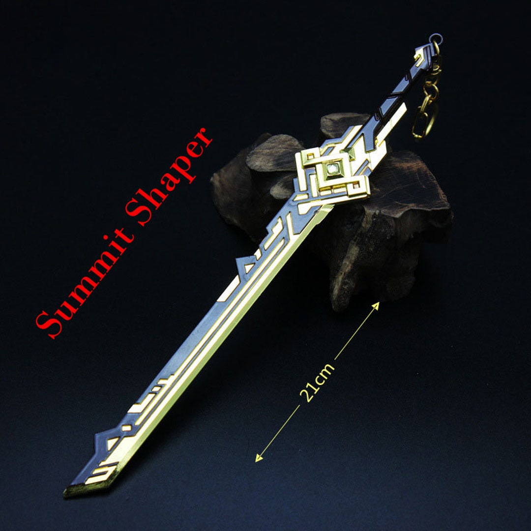 Summit Shaper/genshin Impact Weapon Keychain Etsy
