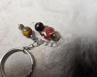 Decorative Rabbit Tail Keychain