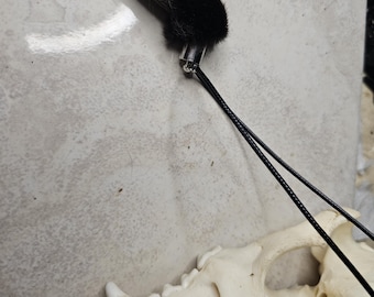 Domestic Rabbit Paw Necklace