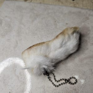 Kaninchen-Fuß-Schlüsselanhänger