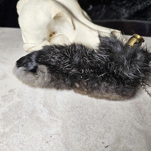 Extra Large Rabbit Foot Keychain