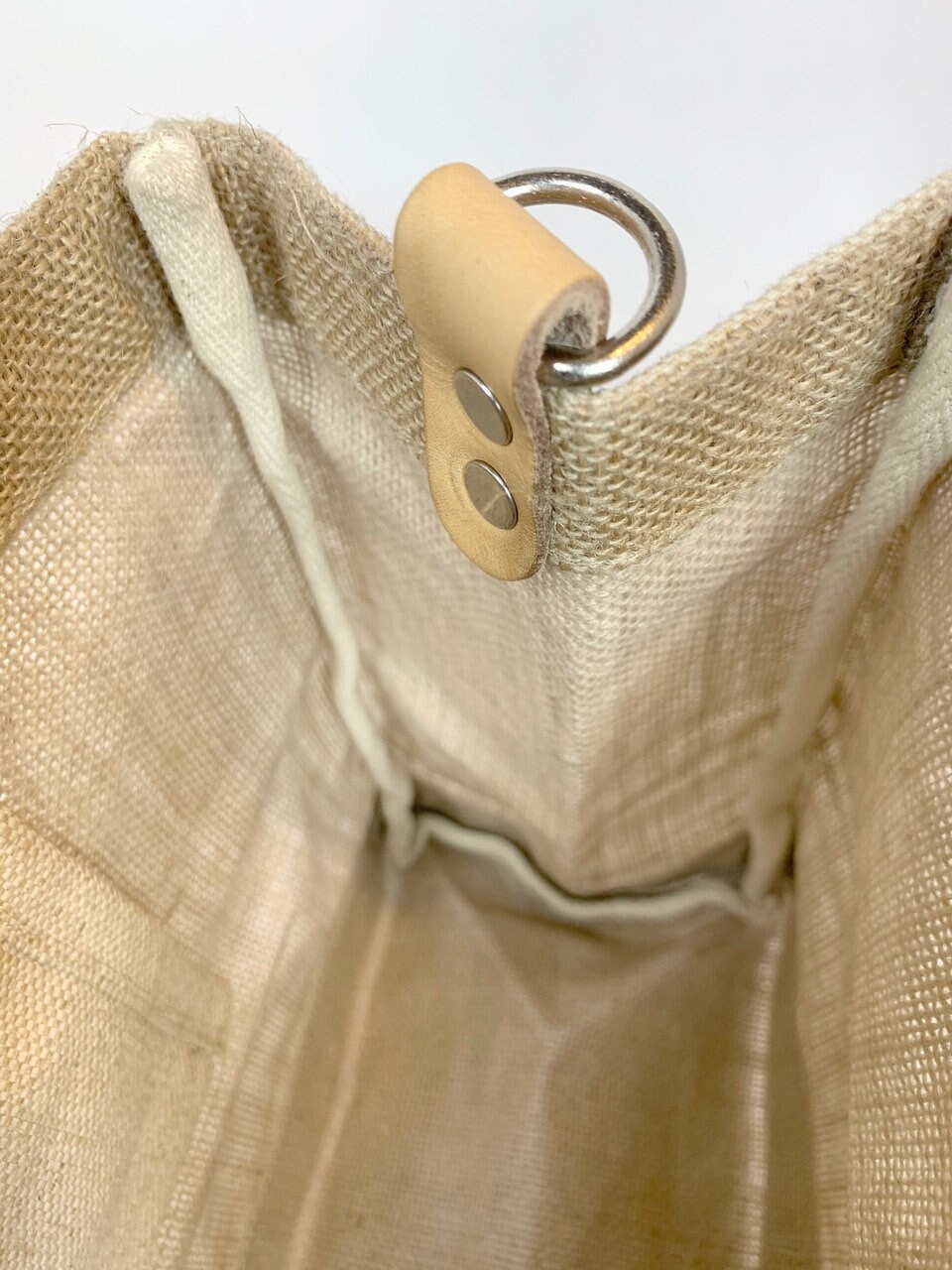 Sac Medium Braided Tote Bag Coffee main image 1