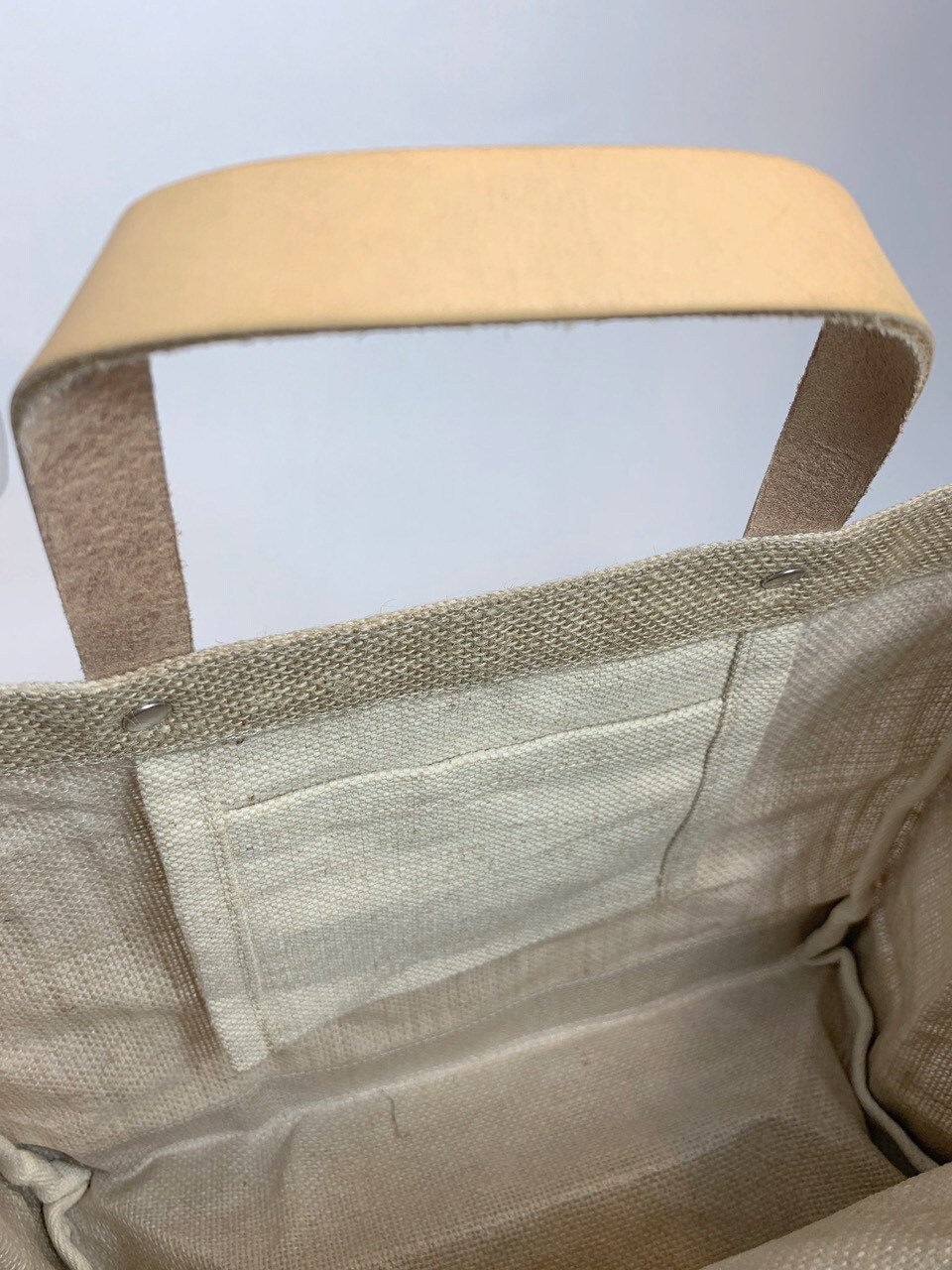Sac Medium Braided Tote Bag Coffee