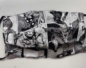 Avengers comic strip mask with filters