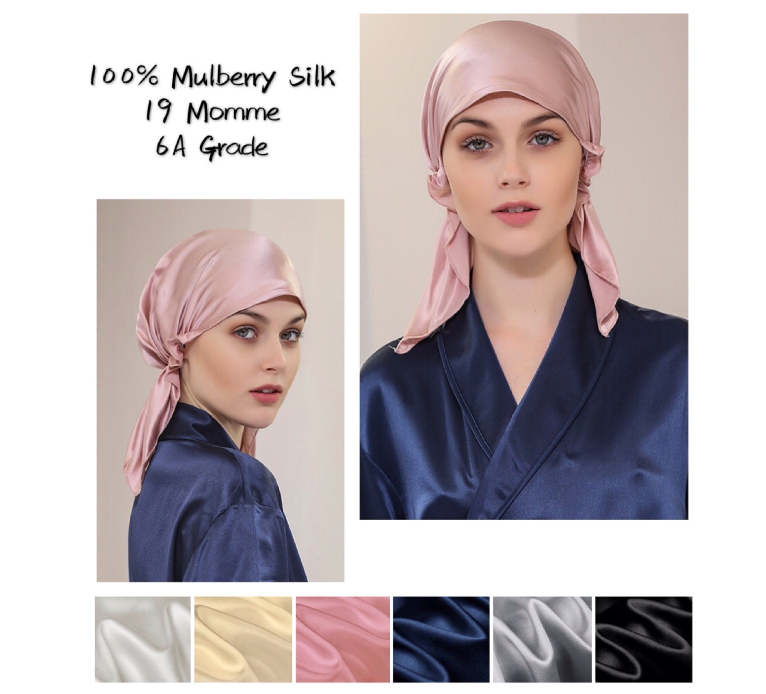 Silk Hair Wrap - Etsy Silk Hair Wrap - Etsy