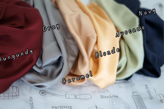 帽子 MEYAME COTTON SILK HAT 100% Pure Mulberry Silk Night Hat, Handmade 19/22 Momme Luxury