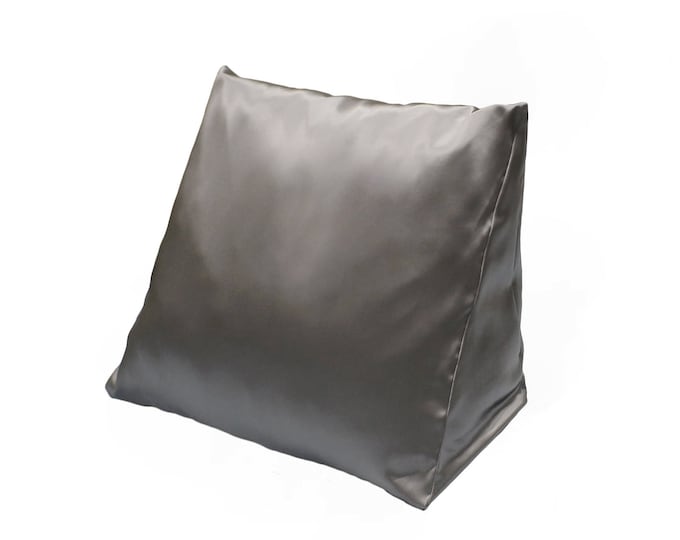 100% Silk Pillowcases for Wedge Pillow, Made-to-order in Any Size, Bed Wedge Silk Cover, 12 Colors Available