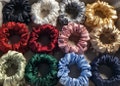100% Pure Mulberry Silk Scrunchies, Handmade Top Grade (6A) 19 momme Luxury Silk Hair Ties
