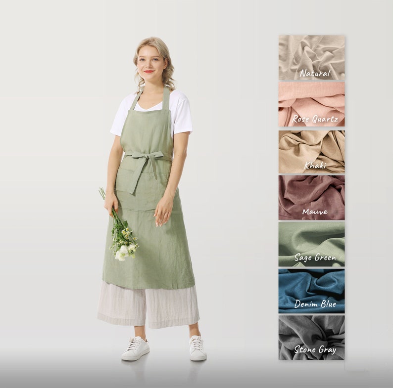 SissiLita Linen Apron - Thumbnail 4