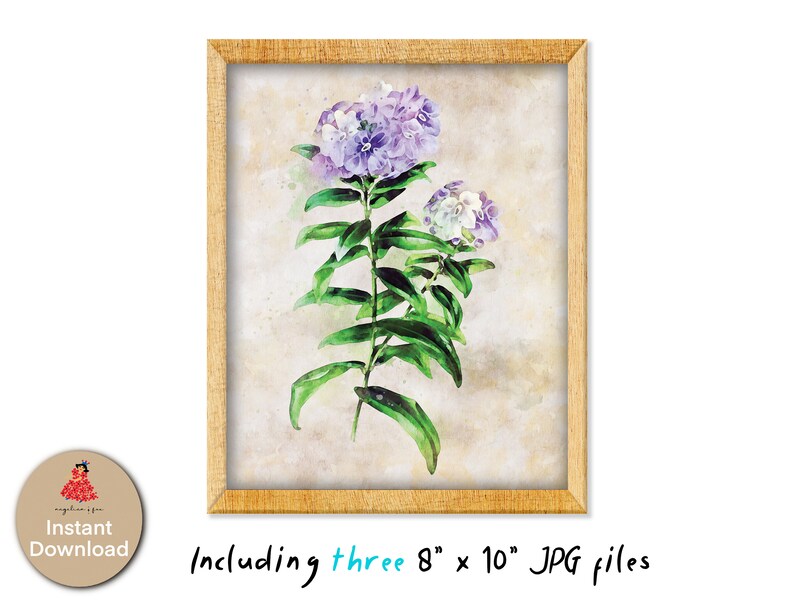 Abstract Botanical Flowers Arts Vintage Flowers Watercolor Prints Botanical Floral Prints Watercolor Flower Paintings Watercolor Floral Art Digital Prints Art Collectibles Kromasol Com