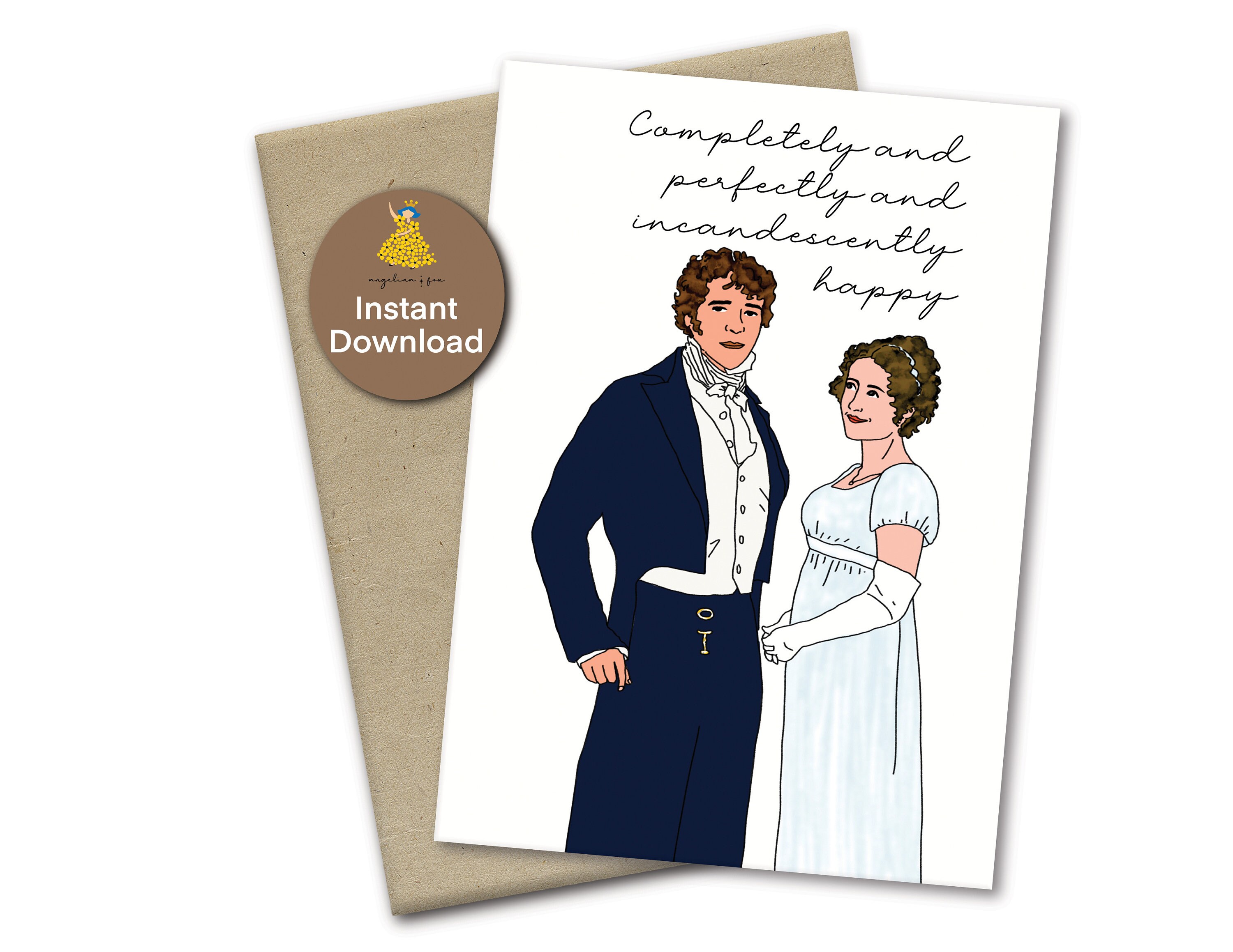 Mr Darcy and Lizzy Completely and Perfectly and Incandescently Happy