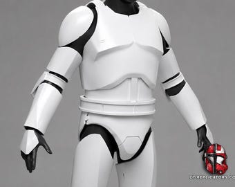 Armadura de Soldado Clon Fase 1 2 ROTS Battlefront 2 Star Wars Cosplay