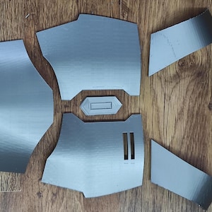 Concept de plastron mandalorien féminin Koska Reeves le cosplay Star Wars personnalisé mandalorien