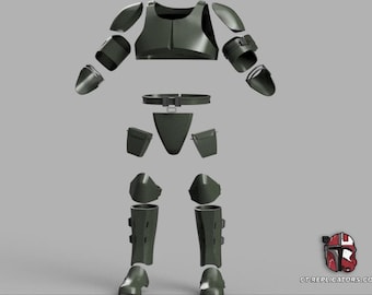 Kashyyyk Klonsoldatrustning ROTS BF2 Star Wars Cosplay