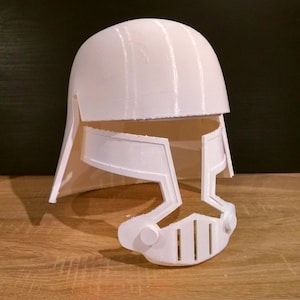 clone trooper helmet in snow