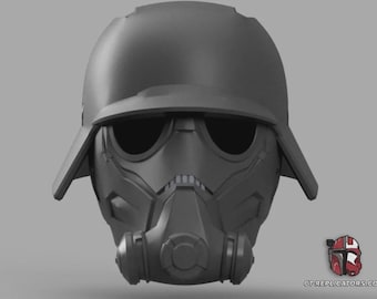 HD2 - AF-50 Noxious Ranger / AF-52 Lockdown / AF91 Fältkemist F50 Bloodhound Hjälm DIY Kit Cosplay skala 1:1