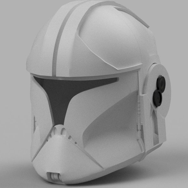 Pilot Clone Trooper Helmet 3D printable files Phase 1 AOTC Star Wars Cosplay