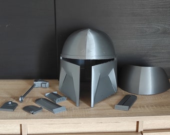 Elite Mandalorian Boba Fett-typ modulär hjälm med antennradar eller Macrobins eller dubbla öron! Star Wars Cosplay