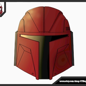 Hellbat Mandalorian Helmet 3D printable files Custom Assault Class Star Wars Cosplay