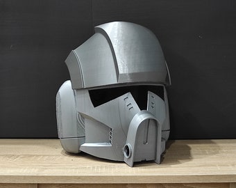 Stealth / Clone Trooper Pilothjälm Animerad TCW Säsong 4-7 Star Wars Cosplay