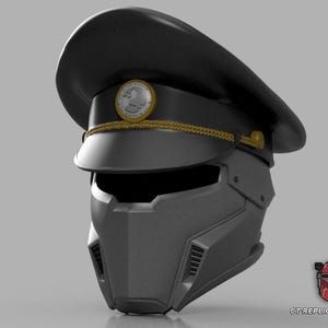 HD2 - RE-1861 Parade Commander Honorary Guard RE-824 Bearer of the Standard Helmet DIY Kit Cosplay 1:1