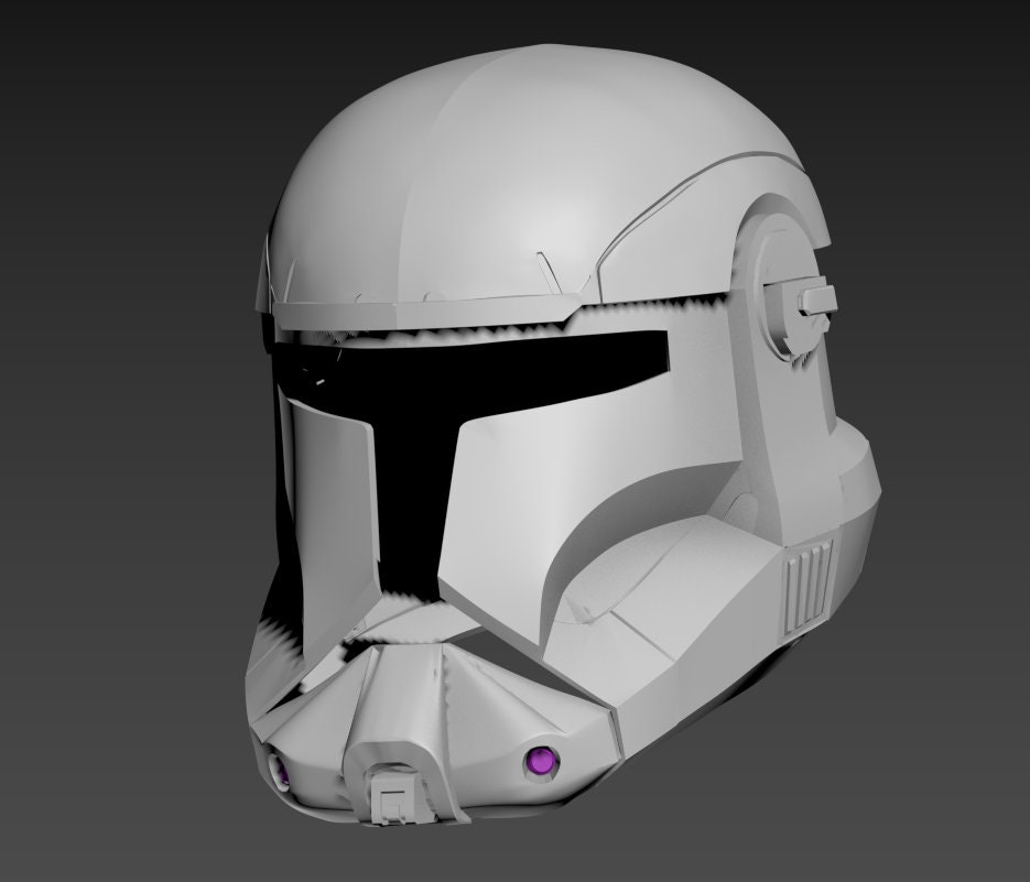 clone commando helmet 3d print