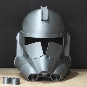 Animated Clone Trooper Helmet TCW Phase 2 Star Wars Cosplay