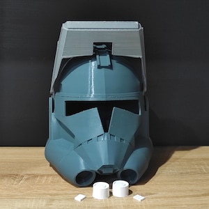 Animated Clone Trooper Helmet TCW Phase 2 Macrobinoculars Specialist Star Wars Cosplay