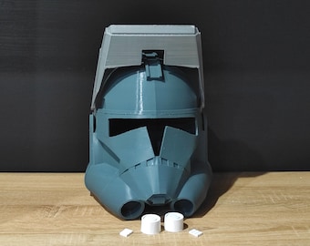 Animerad klonsoldathjälm TCW fas 2 makrokikare specialist Star Wars Cosplay
