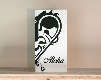Aloha – Screen Printing Folding Card