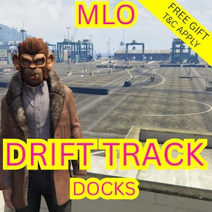 Drift Track MLO sur les quais | Carte personnalisée FiveM GTA V | Piste de course et de drift RP