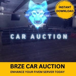 FiveM MLO CAR AUCTION Pack verbessern Sie Ihren Serer noch heute digitalen Download, Instant Download