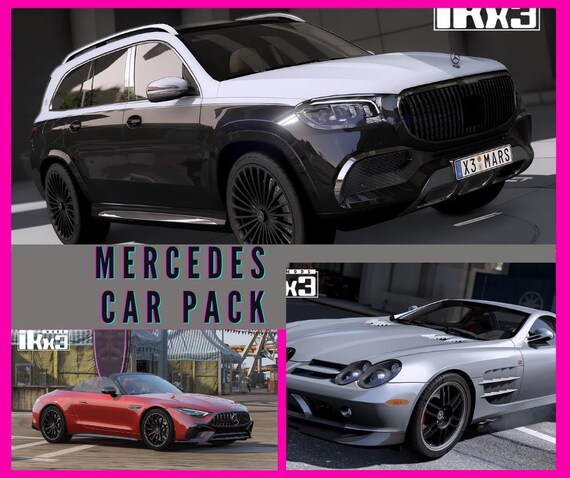 Fivem x6 mercedes  vehicle pack | high-quality add-on cars | luxury supercars | gta v mod download