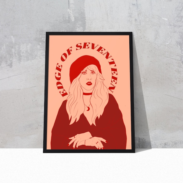 Stevie Nicks Print, Stevie Nicks, Stevie Nicks Illustration, Realistic Illustration, photo illustration,gift, A4 Print