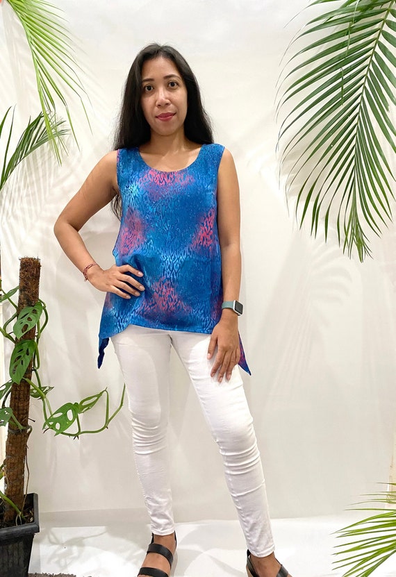 Vetement Femme Chemisier Femme GRECERELLE - Imprimé Floral - Manches Courtes - Col Rond Plissé - Tunique été Décontractée Pretty