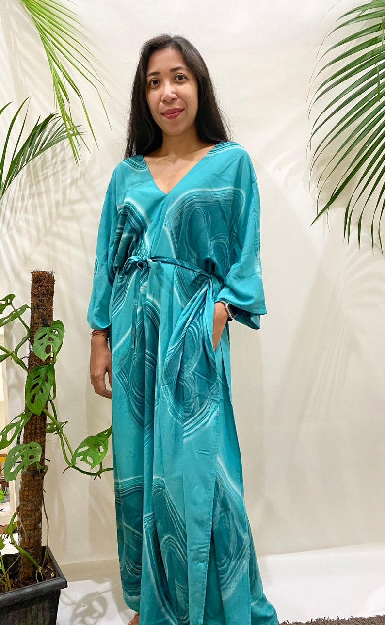 Teal kaftan
