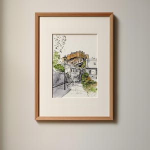 Edinburgh Castle Print  |  Scotland Art | Décor Wall Art | Edinburgh Art | Scottish Art Print