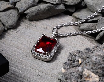 Details about 9X7 ZAMBIAN RUBY STERLING SILVER PENDANT & 18" BOX LINK CHAIN LOBSTER CLASP ALL Details about 9X7 ZAMBIAN RUBY STERLING SILVER PENDANT & 18" BOX LINK CHAIN LOBSTER CLASP ALL