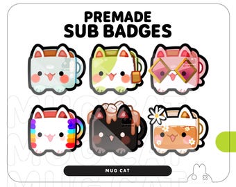 Twilight Witch Halloween Sub Badges | Cute Premade Twitch Badges for Streamers