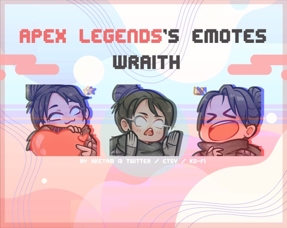 Wraith Emotes Apex Legends For Twitch Youtube Discord Etsy Canada