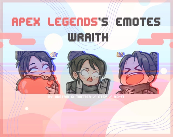 Wraith Emotes Apex Legends For Twitch Youtube Discord Etsy