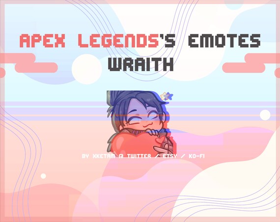 Wraith Emotes Apex Legends For Twitch Youtube Discord Etsy