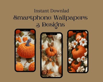 CUTE PUMPKIN Wallpaper Autumn Wallpaper iPhone Wallpaper Android Wallpaper Fall Wallpaper Fall Aesthetic Pumpkins 3D Wallpaper