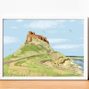 Heilige Insel, Lindisfarne Kunstdruck